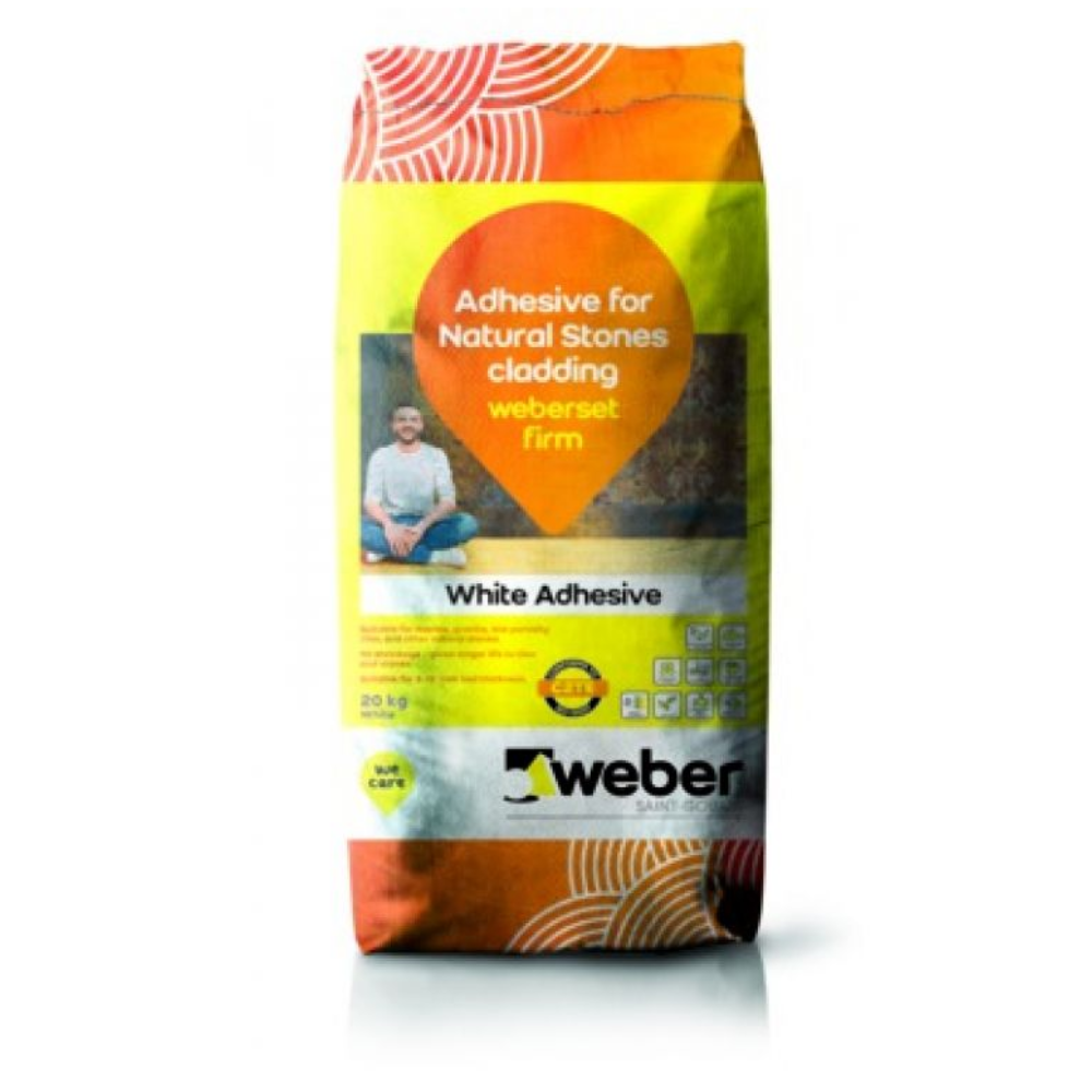 Weberset Firm - White - 20KG Tile Adhesive