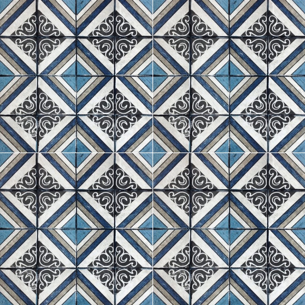 Harmony Moroccan TI009214 MOROCCAN 2010 LAPIS(300X300) Matt Designer Tiles