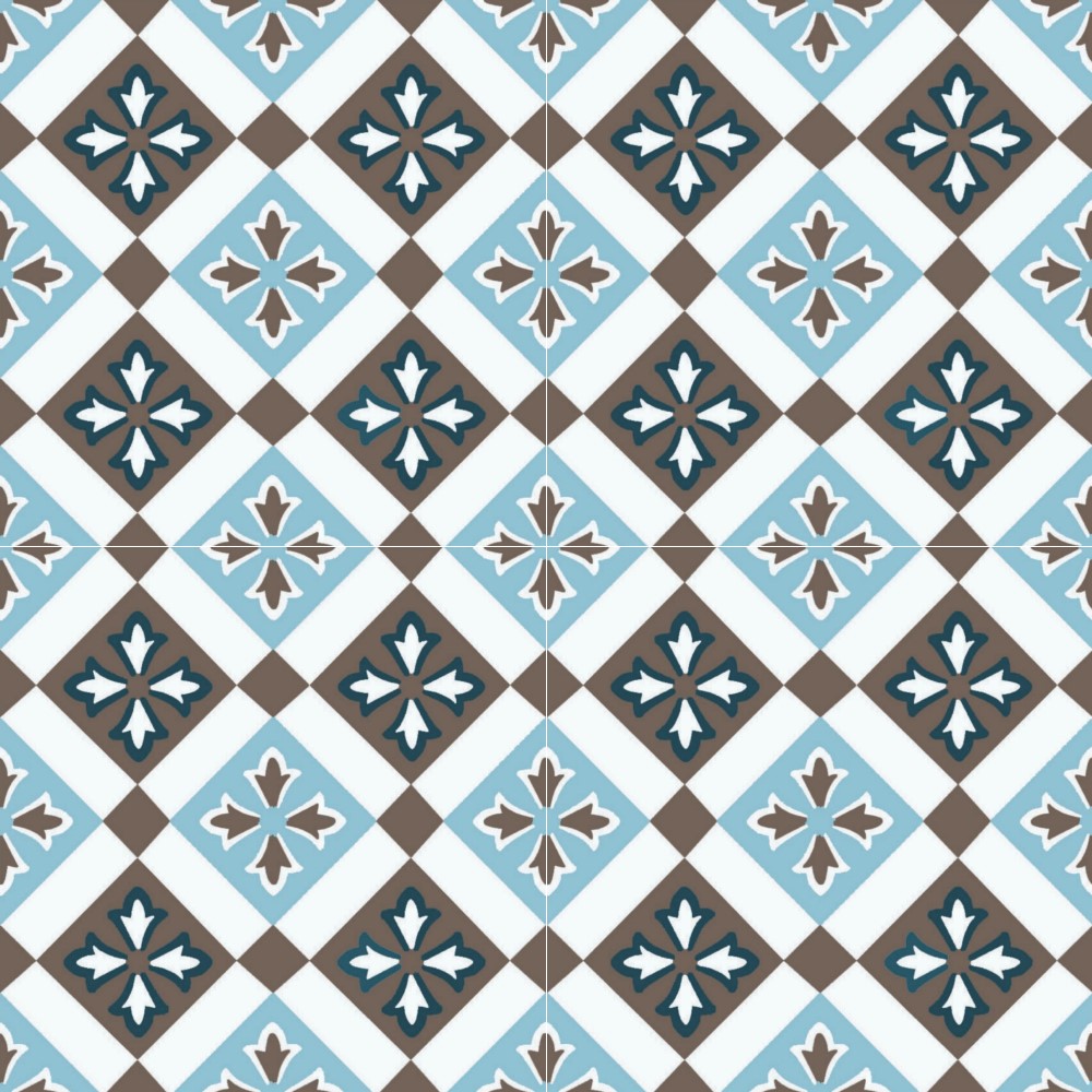 Harmony Moroccan TI009224 MOROCCAN 1003 MARINA(300x300) Matt Designer Tiles