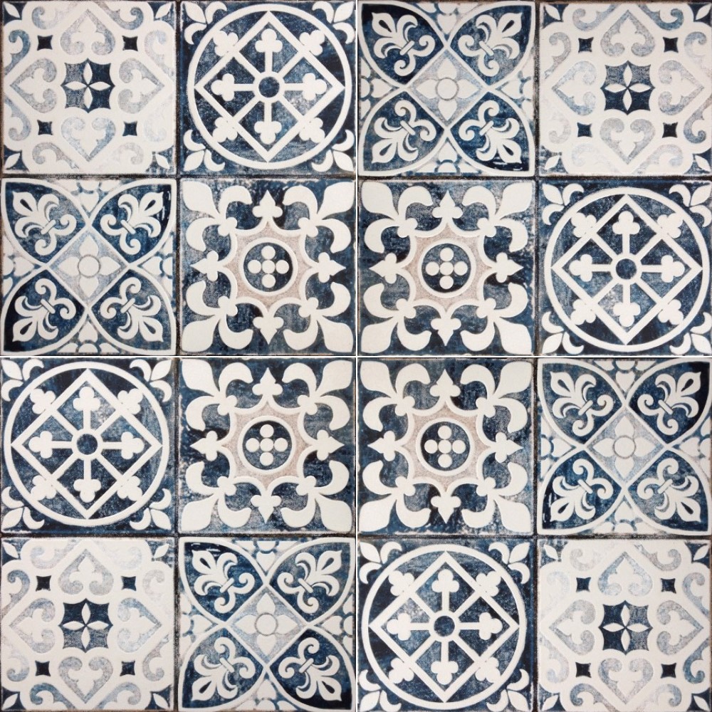 Harmony Moroccan TI009333 MOROCCAN 2015 AQUA(300X300) Matt Designer Tiles