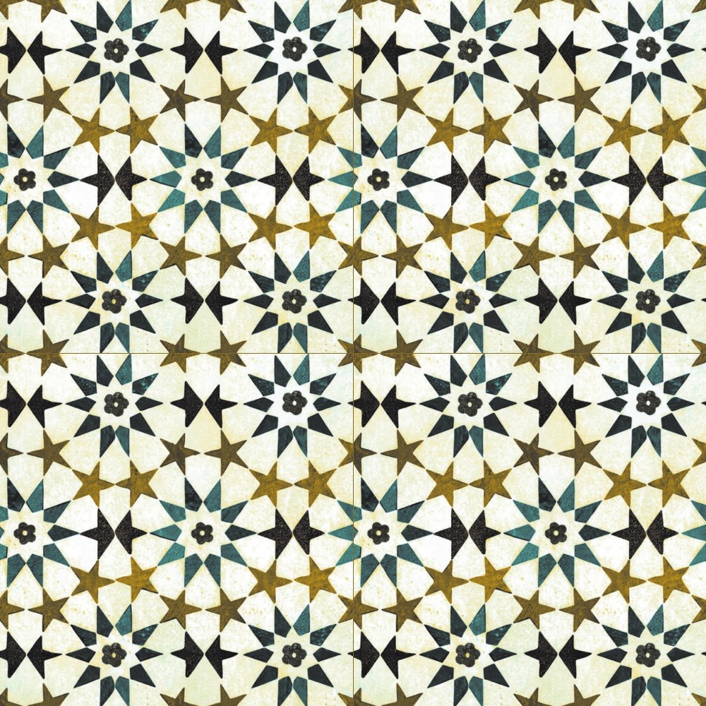 Harmony Moroccan TI009205 MOROCCAN 2006 INLAY(300X300) Matt Designer Tiles