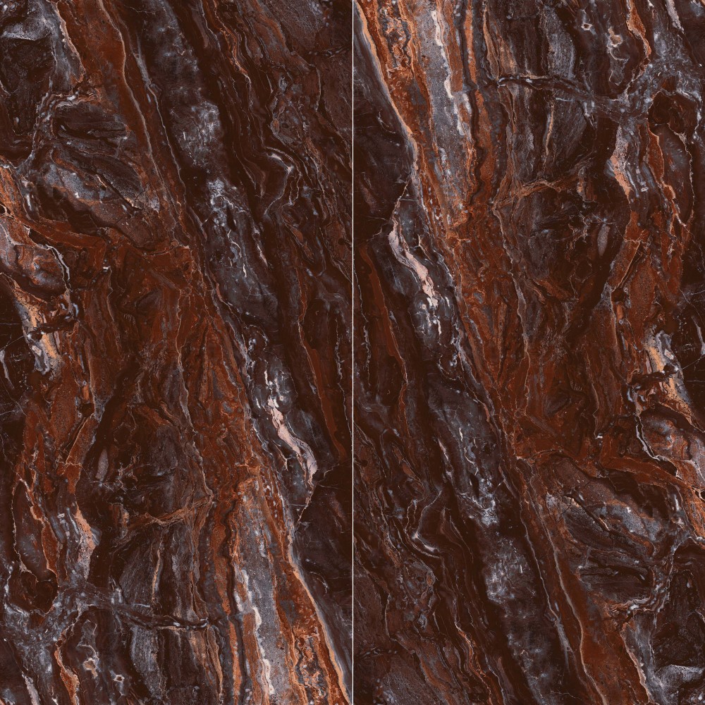 M GVT Indian Series Meteor Black T01083 (600x1200) High Glossy Polished Glazed Vitrified Tiles