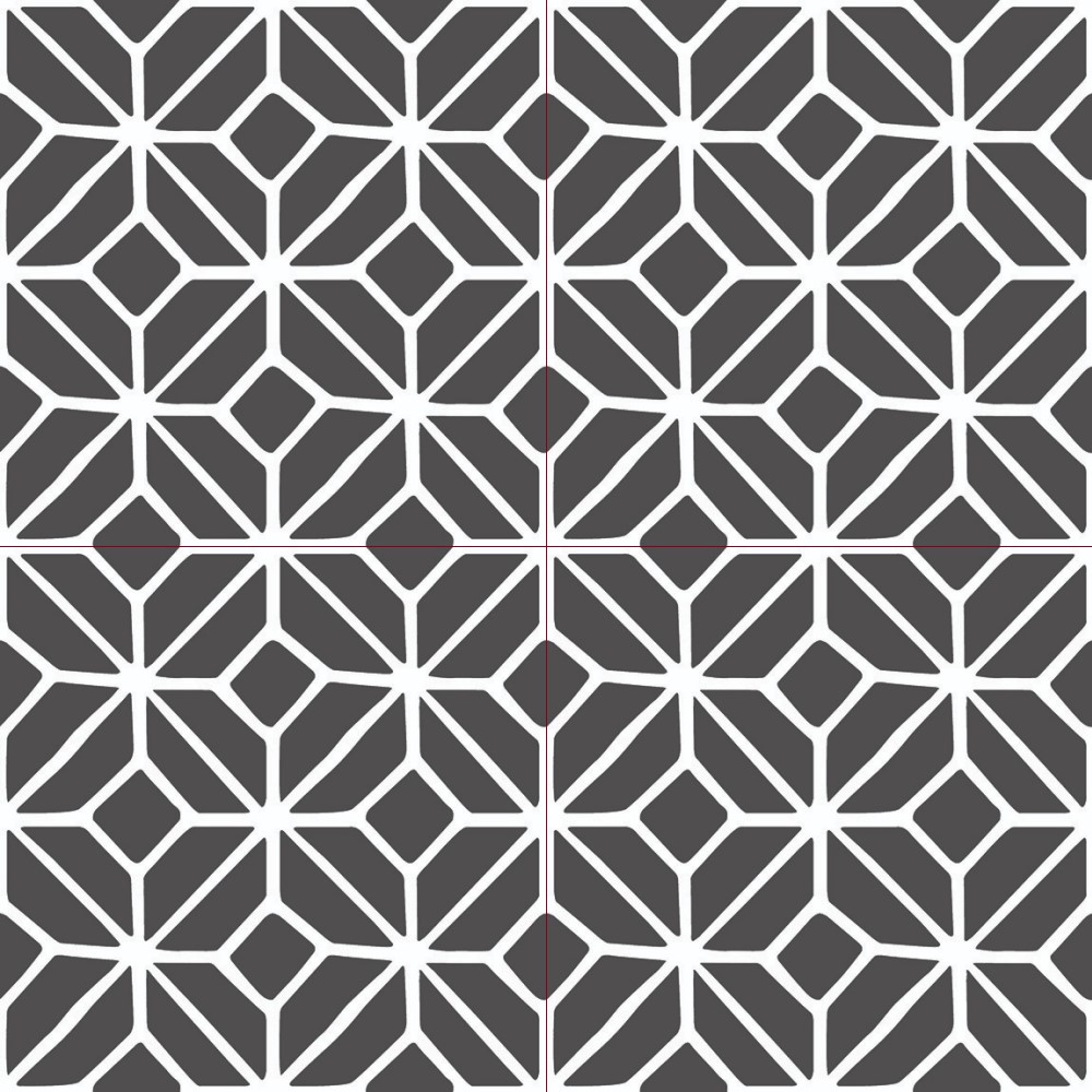 Harmony TGH362 VERVE 1018 NERO (300 x 300) Matt Designer Tiles