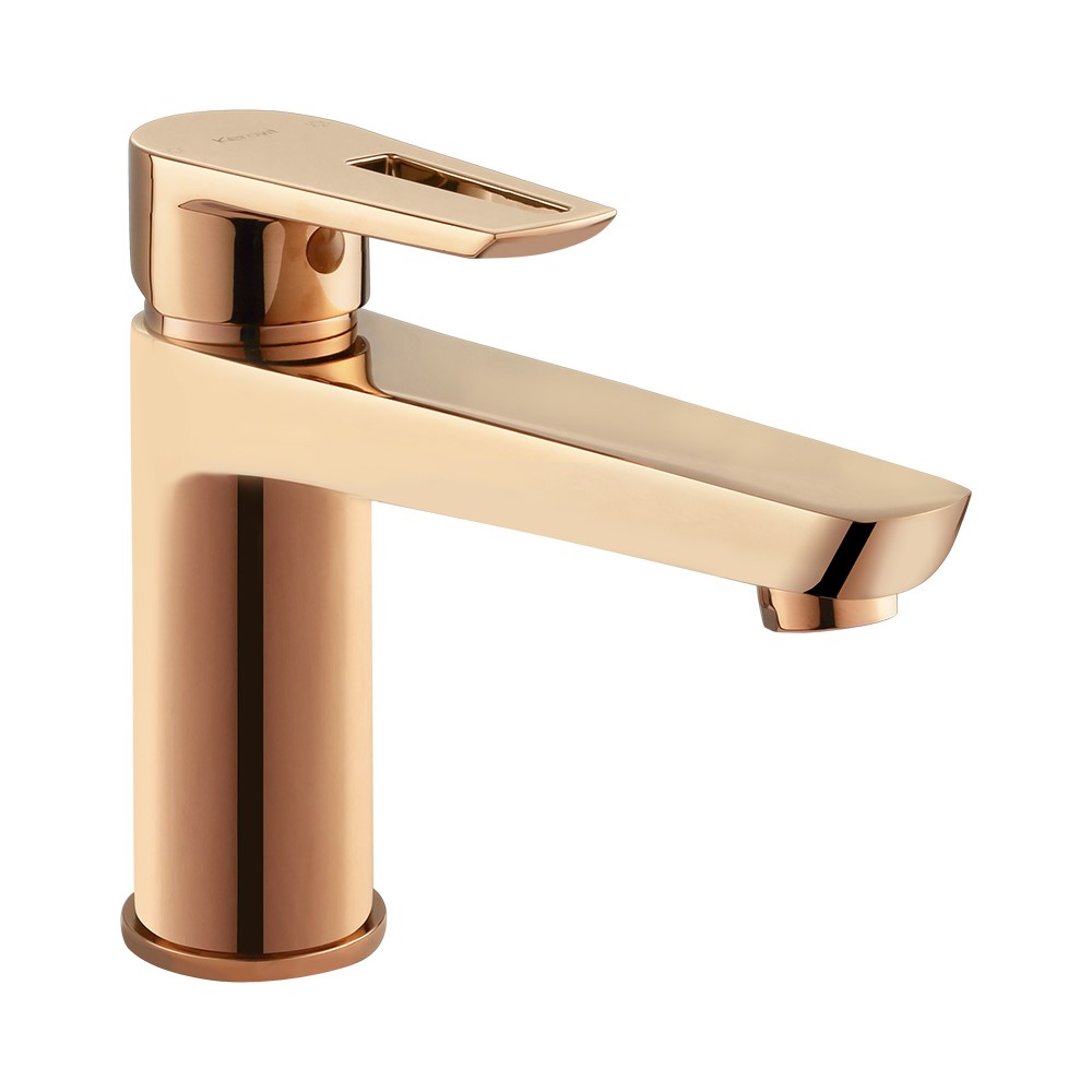 Aurum Chime KB911010-ND-RG Single Lever Basin Mixer Without Pop-Up