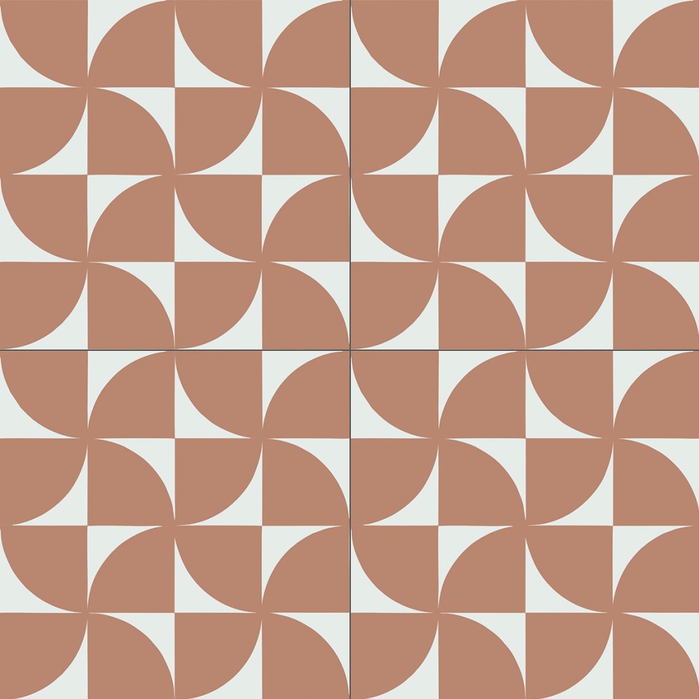 Harmony TGH371 VERVE 1021 CORAL (300 x 300) Matt Designer Tiles