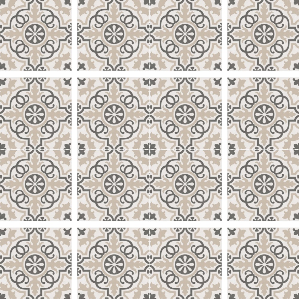M GVT Indian Series Moroccan MC-629 T01340 (300 x 300) Matt Designer Tiles