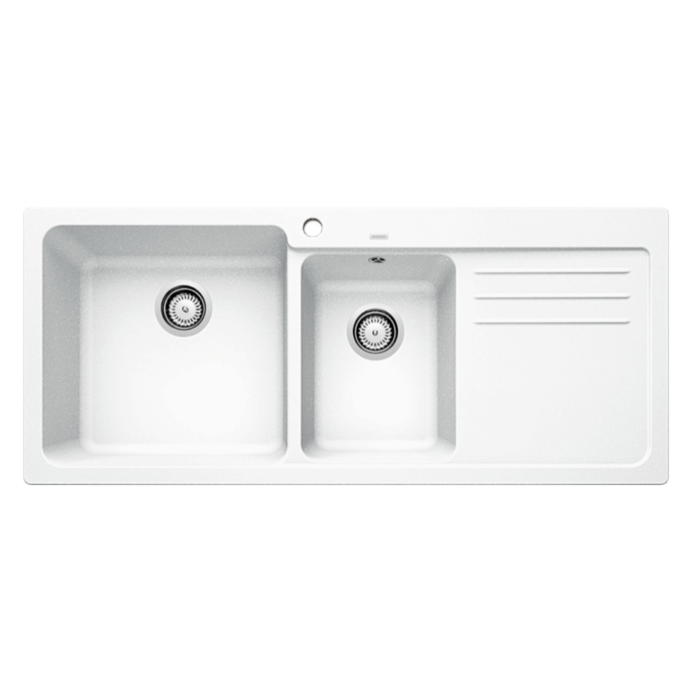 Blanco NAYA 8S Double Bowl Sink With Drain Board  - 56571750