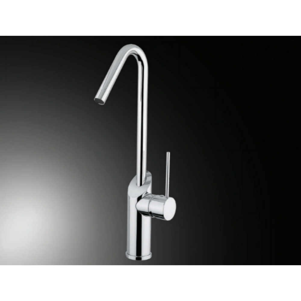 Hefele SWING Deck Mounted Sink Mixer-Silver -56624260