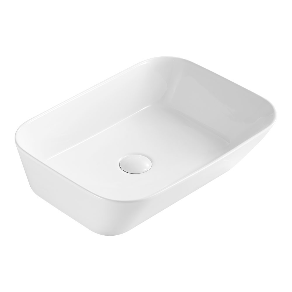 Aurum ENVER KA0455-GW Glossy White Counter Top Wash Basin