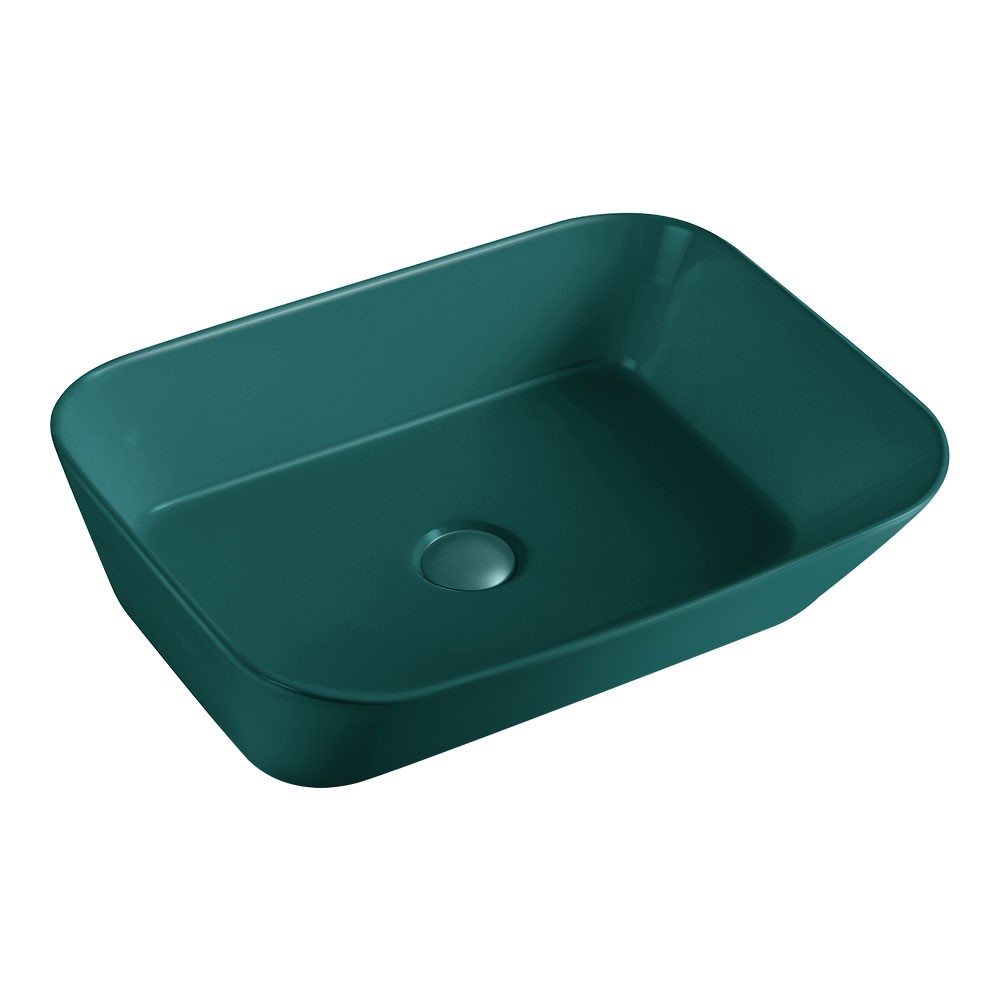 Aurum ENVER KA0455-MGR Matte Green Counter Top Wash Basin