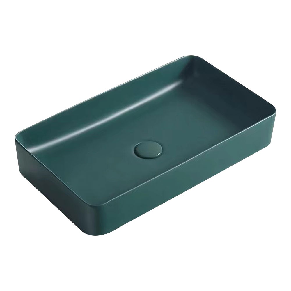 Aurum CORAL KA0490 Matte Dark Green Counter Top Wash Basin