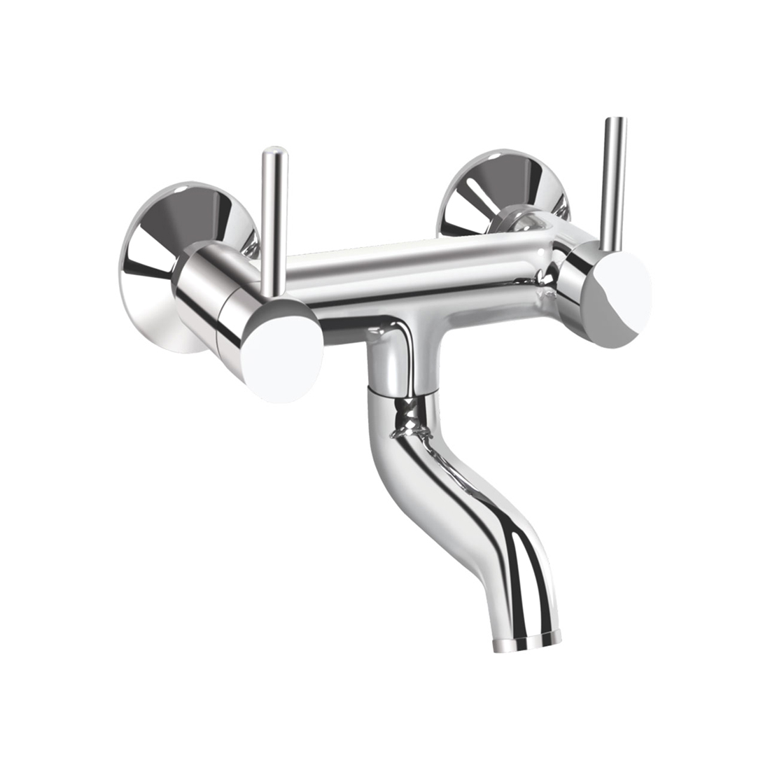 Kerovit Nucleus KB111021 Non Telephonic Shower Wall Mixer With Flange