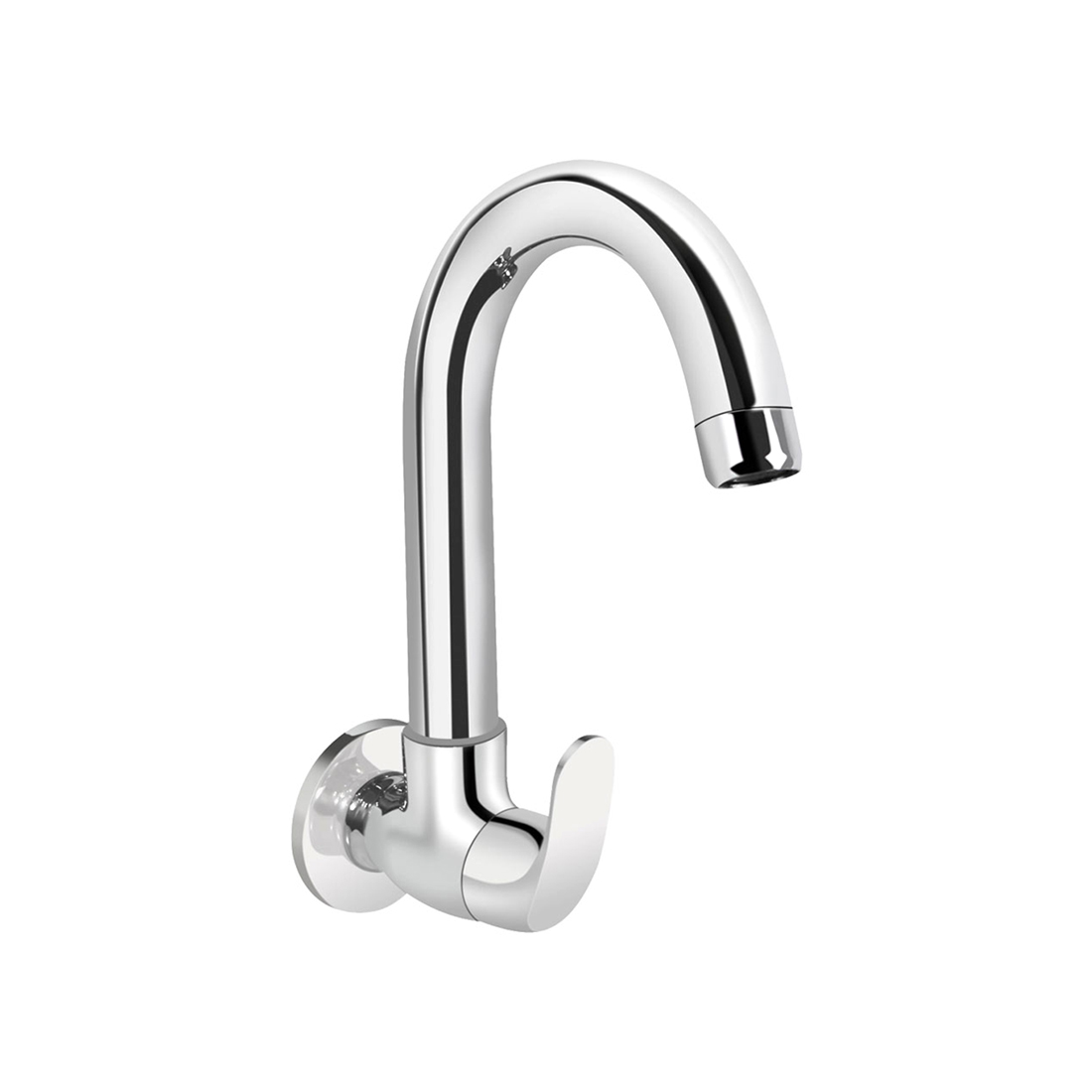 Kerovit Edge KB1211025 Sink Cock With Swivel Spout and Flange