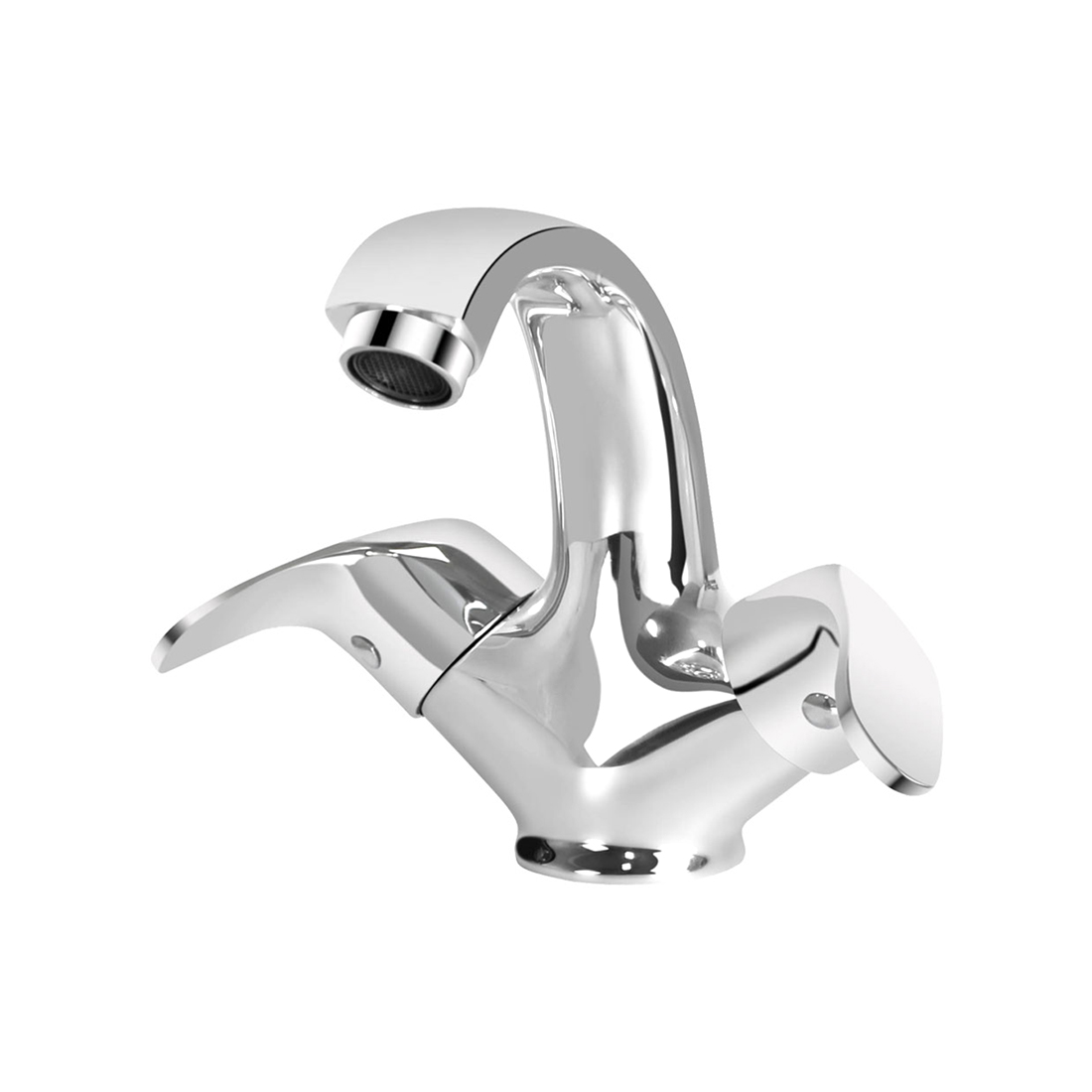 Kerovit Edge KB1211026 Central Hole Basin Mixer With Fixed Spout