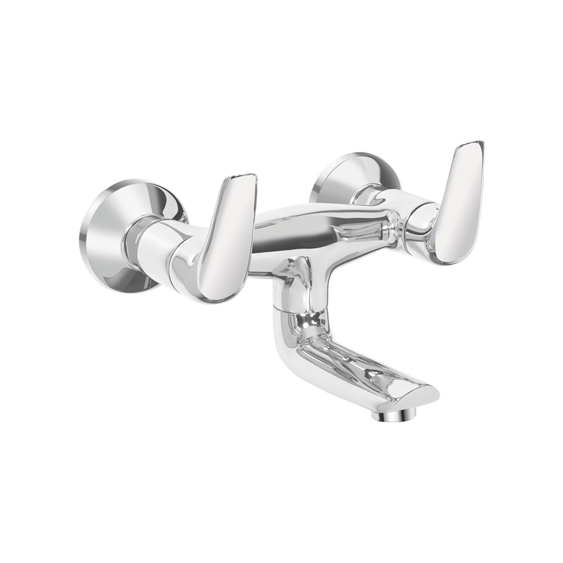 Kerovit Slope KB1311021 Non Telephonic Shower Wall Mixer With Flange