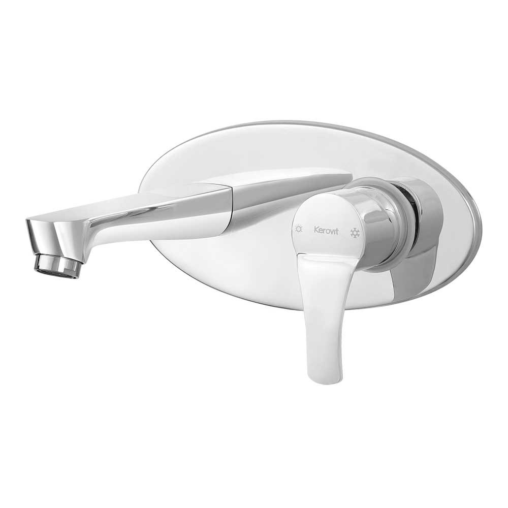 Kerovit INFINIT KB2011023 Concealed Wall Mounted Basin Mixer Trims - Single Lever