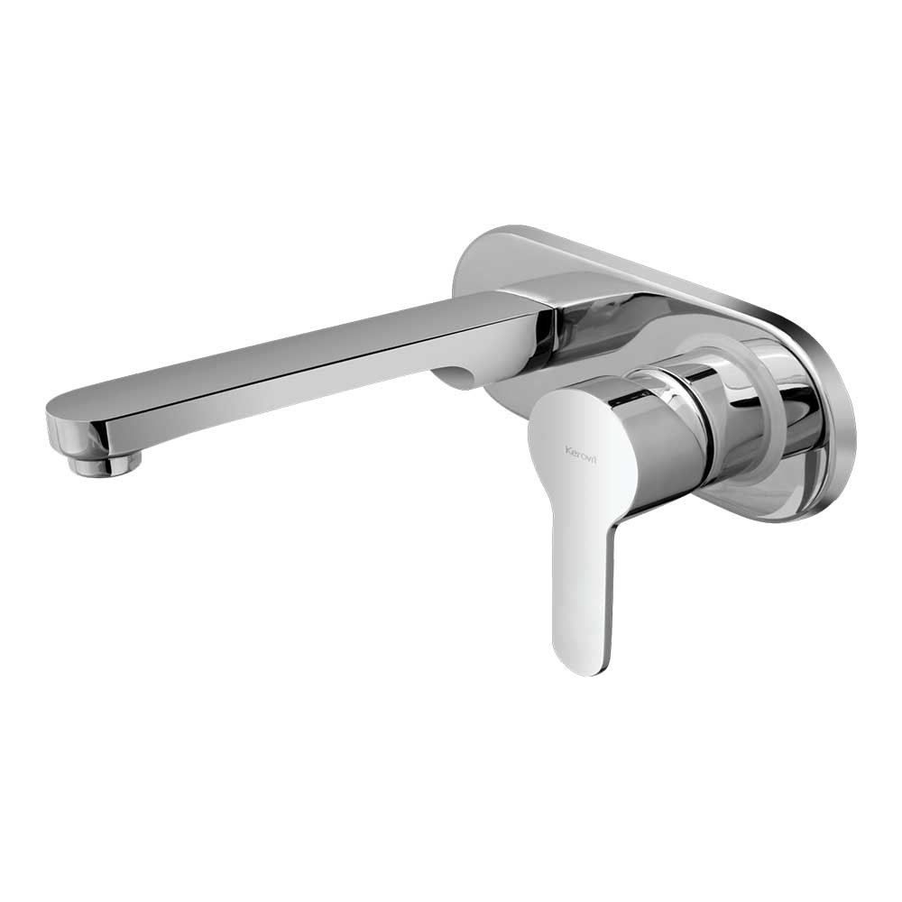 KEROVIT CURVE PLUS KB2711023 Concealed Wall Mounted Basin Mixer Trims - Single Lever