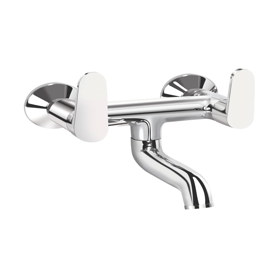 Kerovit Hydrus KB411021 Non Telephonic Shower Wall Mixer With Flange