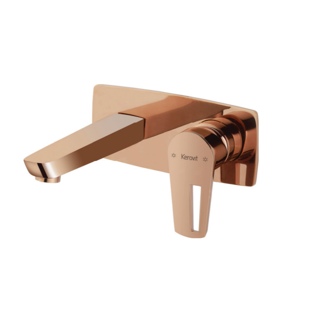 Aurum Chime KB911023-RG Concealed Wall Mounted Single Lever Basin Mixer Trims (Compatible With KB911022-RG)