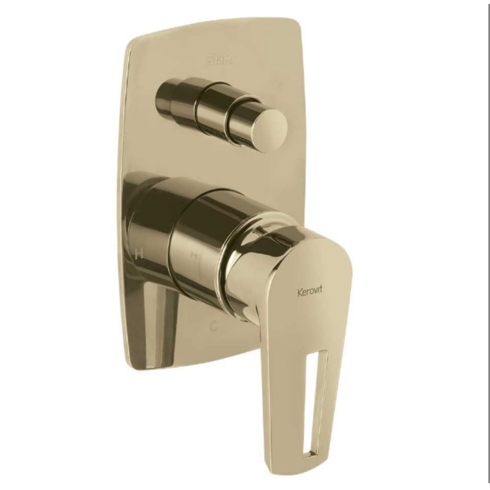 AURUM CHIME KB911036-CG 3 INLET CONCEALED SINGLE LEVER BATH & SHOWER MIXER TRIMS (COMPATIBLE WITH KB911034-CG)