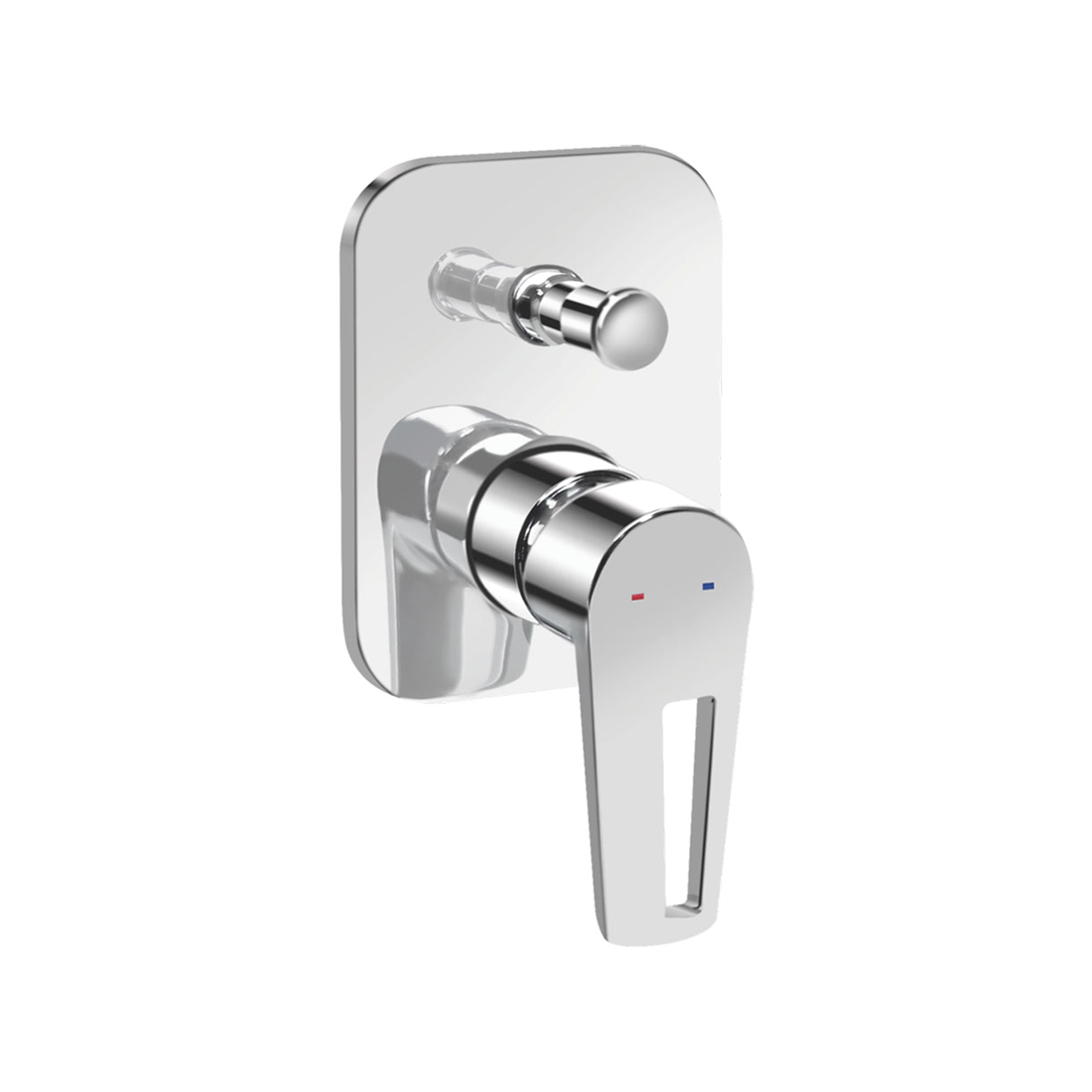 Kerovit Chime KB911036 Single Lever 3-Inlet Concealed Bath and Shower Mixer Trim