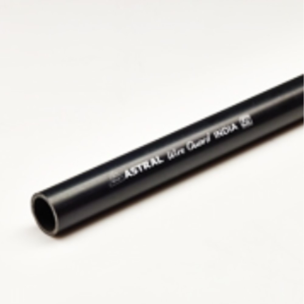 Ast   Con Pipe Lms (Black) 25mm