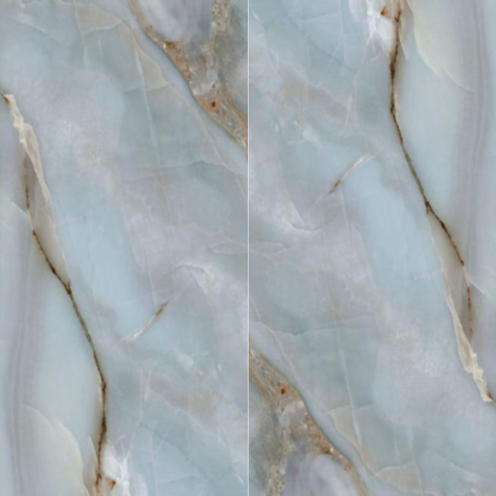 Narrowstone Magma Onyx Aqua NS0032 (600 x 1200) Glossy Polished Glazed Vetrified Tiles