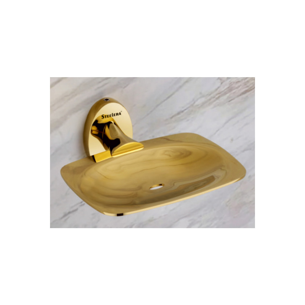 Steelera ST-AG-005 Brass Soap Dish - Aster Gold