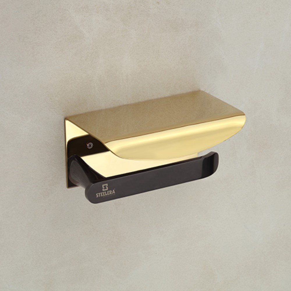 Steelera ST-AG-012 Toilet Paper Holder - Aster Gold