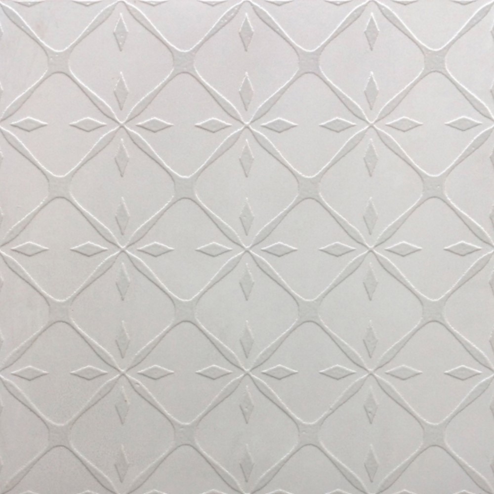 Harmony Artwork TGH025 GLACIER BLANC (600 x 600) Matt Designer Tiles