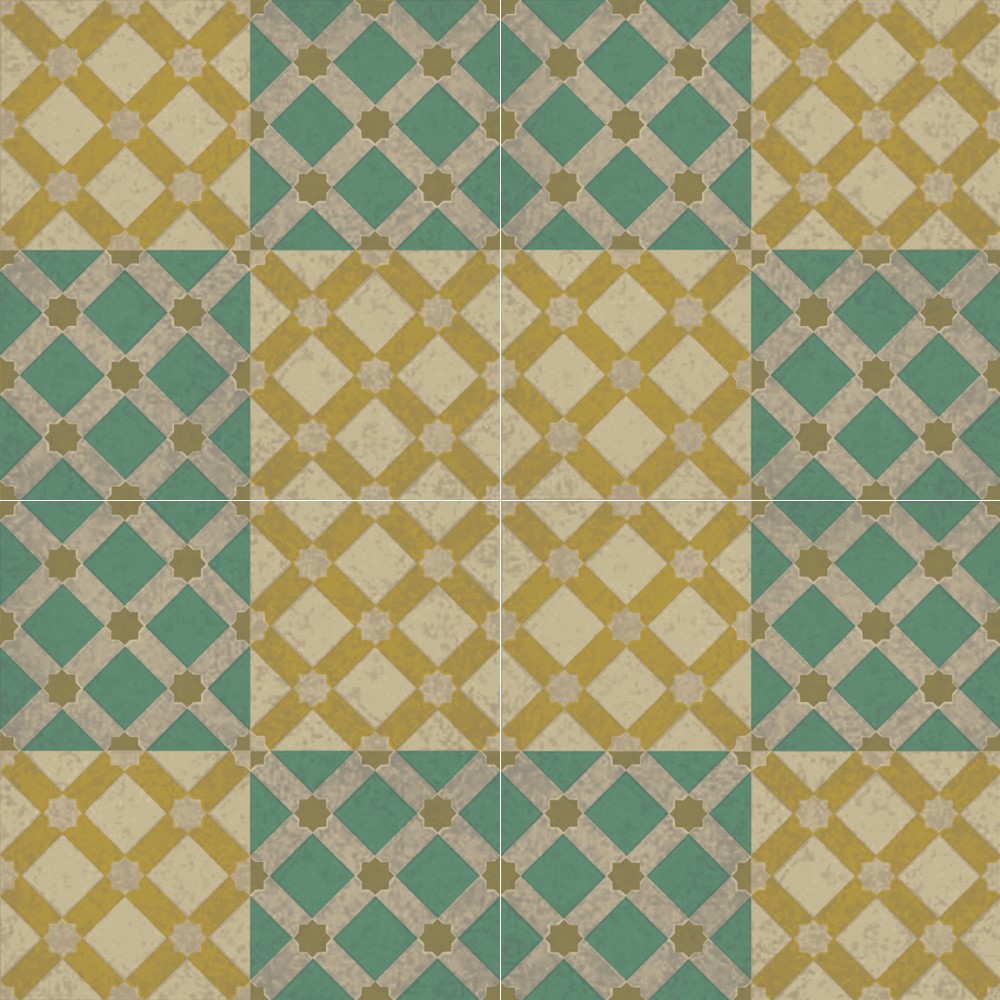 Harmony Moroccan TGH102 MOROCCAN 2016 MUSTARD (300 x 300) Matt Floor Tiles