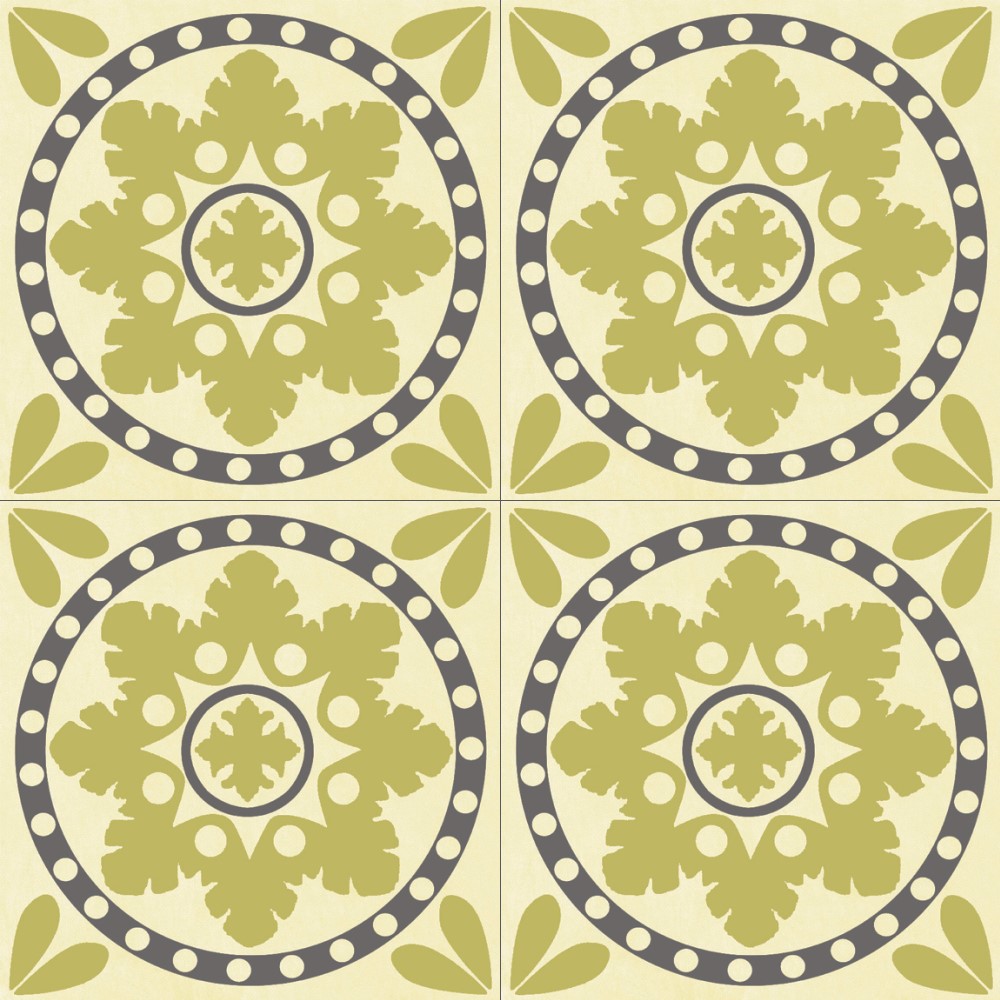 Harmony Moroccan TGH113 MOROCCAN 1007 FERN (300 x 300) Matt Floor Tiles