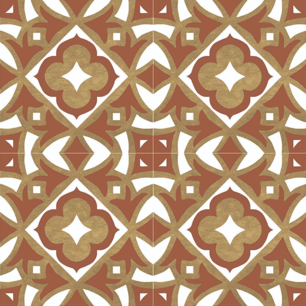 Harmony Moroccan TGH117 MOROCCAN 1010 COTTO (300 x 300) Matt Floor Tiles