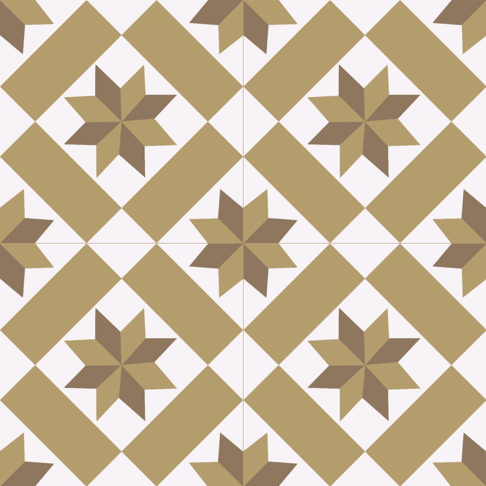 Harmony Moroccan TGH119 MOROCCAN 1011 OCRE (300 x 300) Matt Floor Tiles