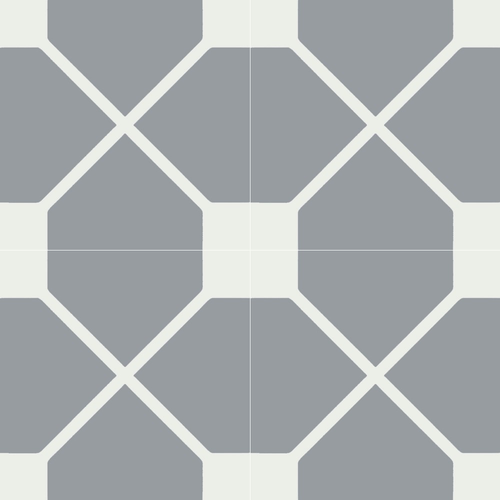 Harmony Quad TGH186 CROSS SLATE (300 x 300) Matt Wall and Floor Tiles
