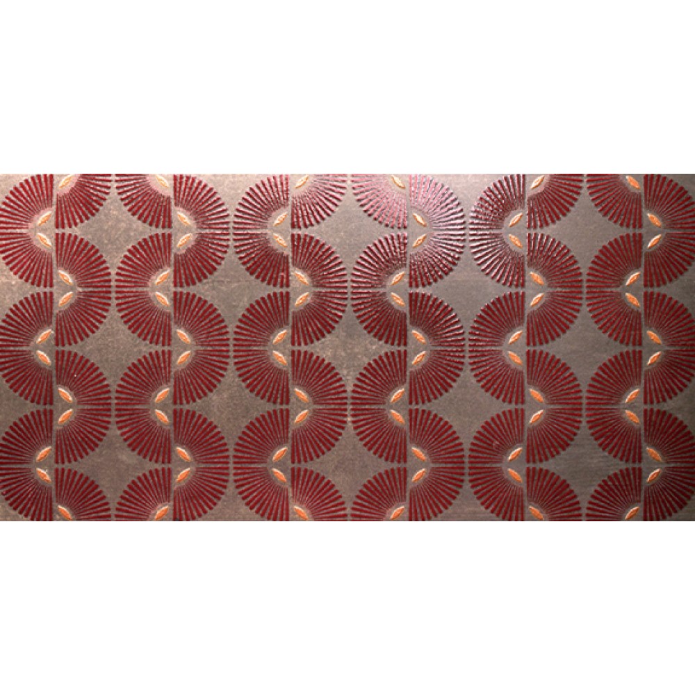Harmony MATERIAE TGH236 HWA GERBERA RED (600 x 300) Matt Designer Tiles
