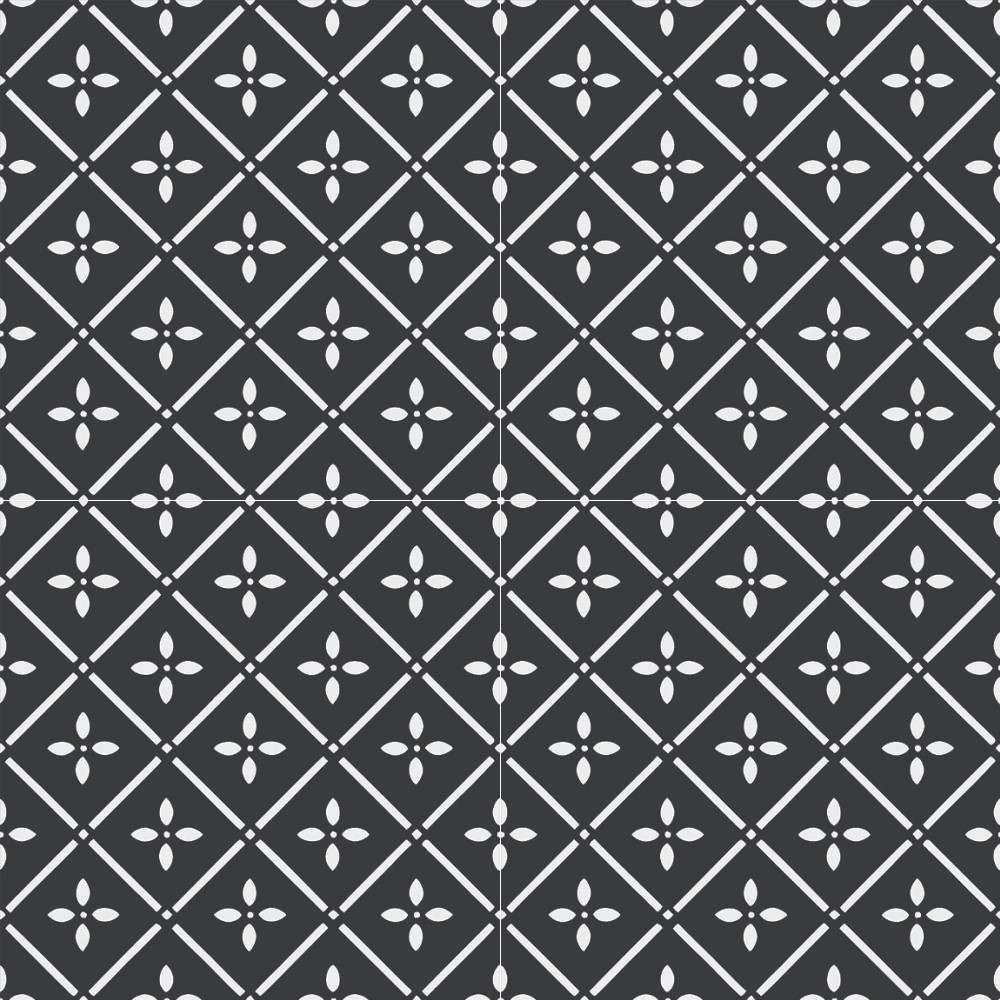 Harmony TGH339 VERVE 1007 NERO (300 x 300) Matt Designer Tiles