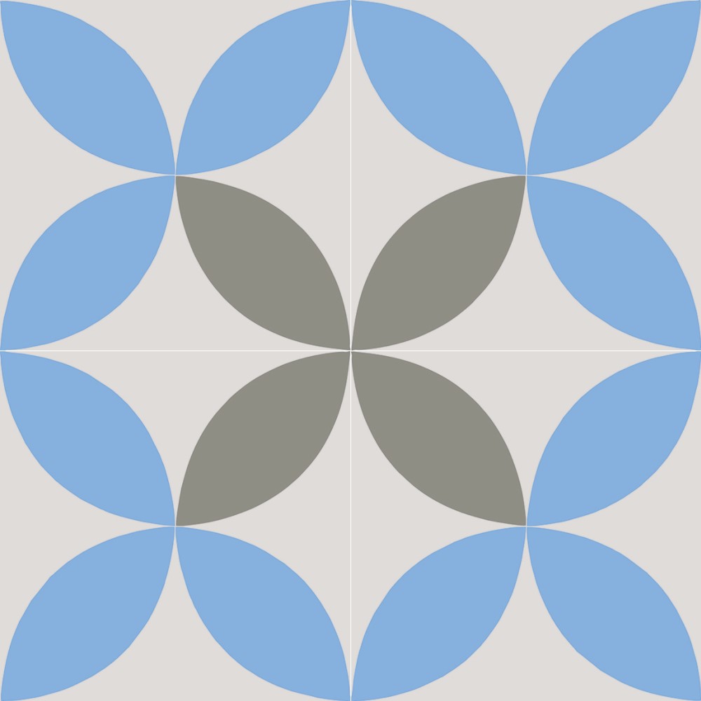 Harmony TGH340 VERVE 1008 BLUE (300 x 300) Matt Designer Tiles