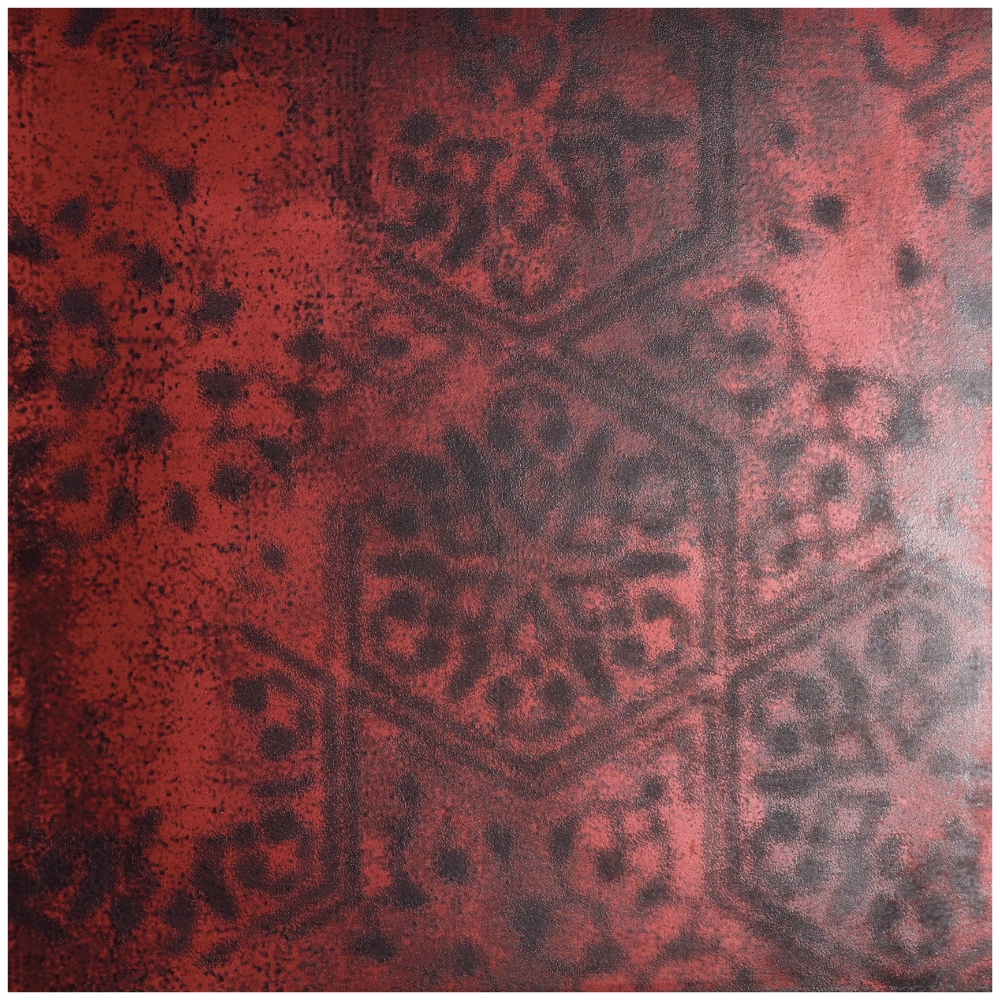 Harmony Artwork TI008622 KRAYON HEXA RED(600x600) Matt Wall Tiles