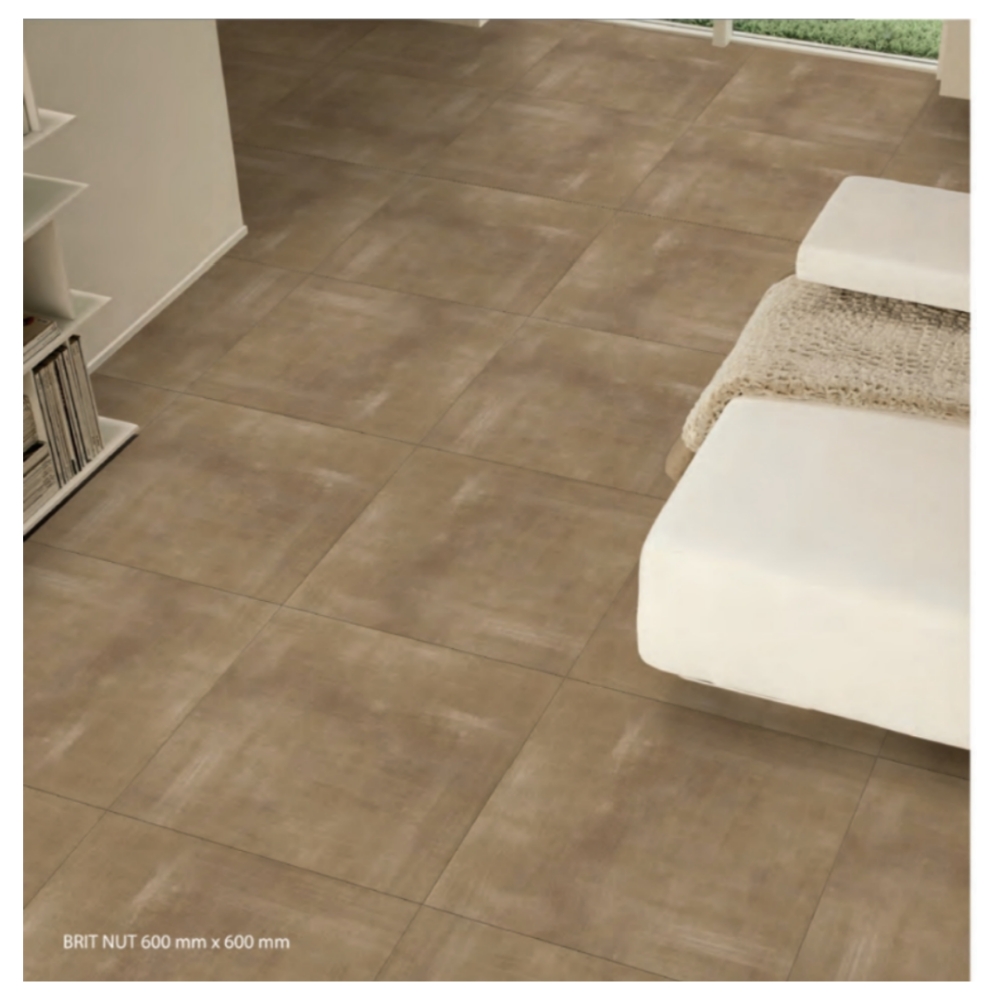 Harmony Avantgarde TI008645 BRIT NUT(600x600) Matt Floor Tiles