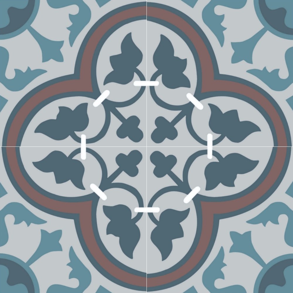Harmony Moroccan TI009331 MOROCCAN 2014 AZUL(300X300) Matt Designer Tiles